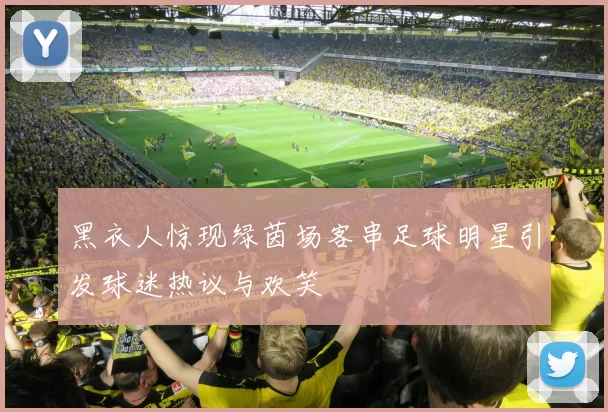 黑衣人惊现绿茵场客串足球明星引发球迷热议与欢笑