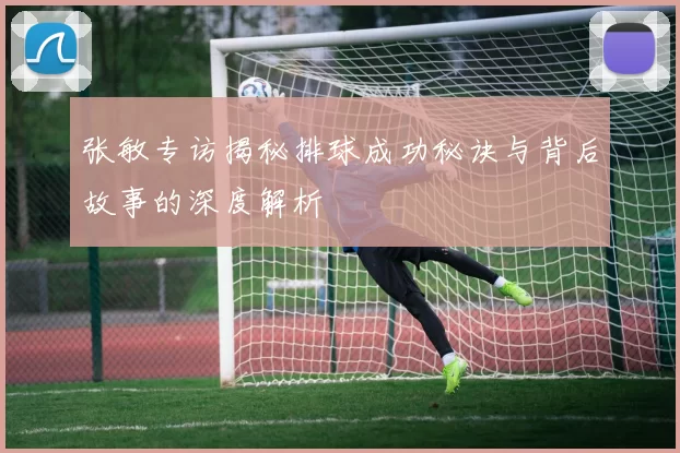 张敏专访揭秘排球成功秘诀与背后故事的深度解析
