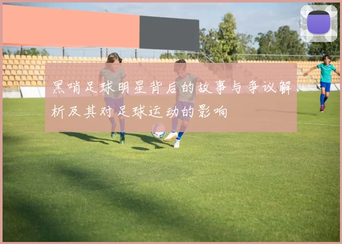 黑哨足球明星背后的故事与争议解析及其对足球运动的影响